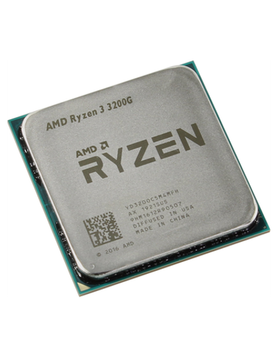 CPU AMD Ryzen 3 3200G, 4/4, 3.6-4.0GHz, 384KB/2MB/4MB, AM4, 65W, Radeon Vega 8, OEM, 1 year