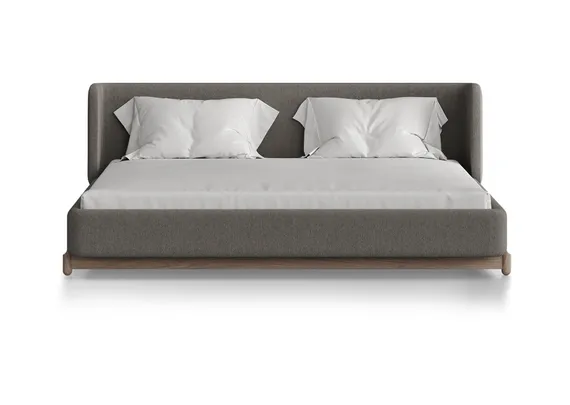 Кровать Basic спальное место 180*200 см (капучино, твид)