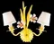 B0888/2W HAND GREEN (2) Бра Veneto Luce