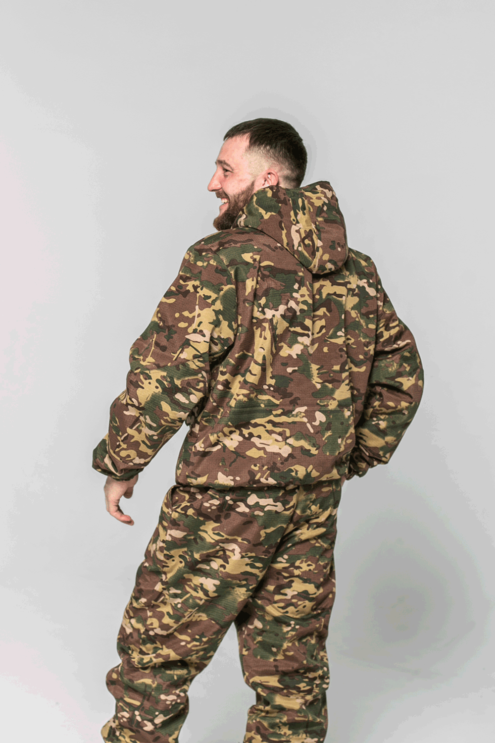 Костюм демисезонный на флисе камуфляжный «ОСЕНЬ-1» (Горка) Мультикам