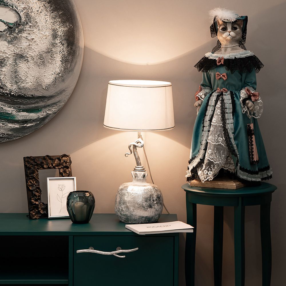 Настольная лампа Гранат Айс Снег