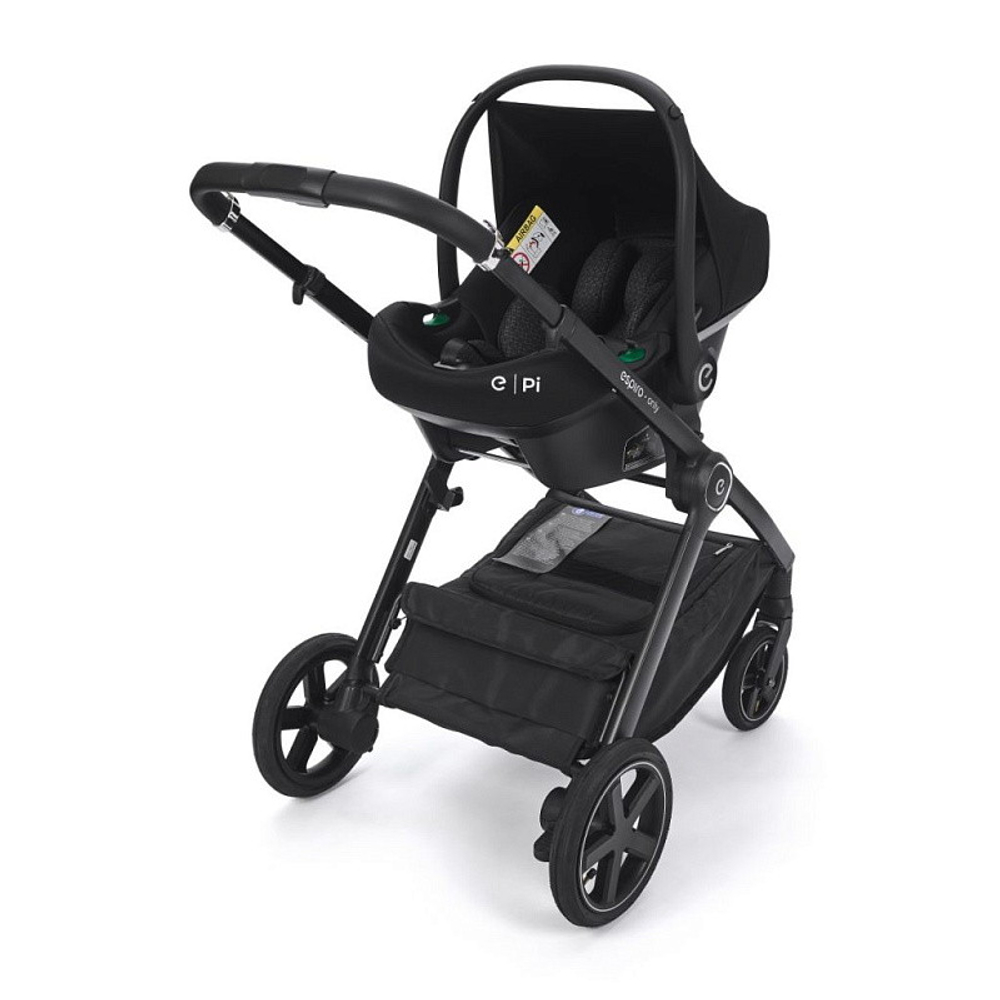 Детская коляска 3 в 1 Espiro Only 2026 и автокресло Pi Black 510 stylish black