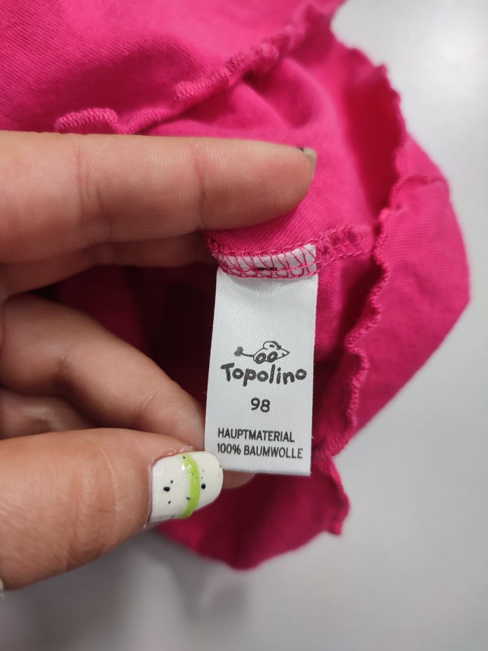 Платье Topolino нежного цвета на 3 года