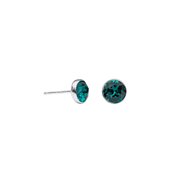 Серьги-пусеты Fiore Luna Emerald SWE297 EM S