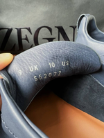 Кеды кожаные Zegna