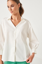 22821 Блузка женская (белый)