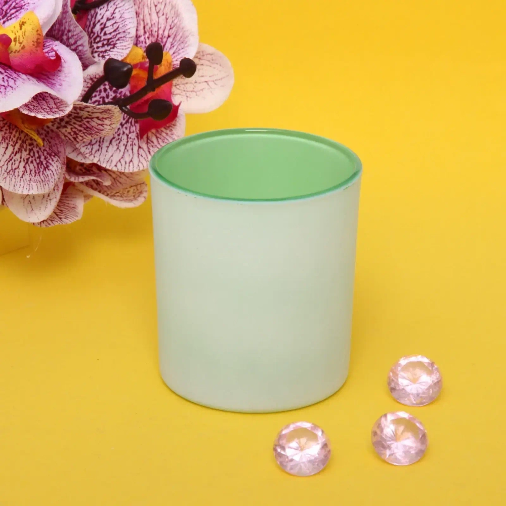 Подсвечник «Ангел» 7*8см цвет бело-зеленый