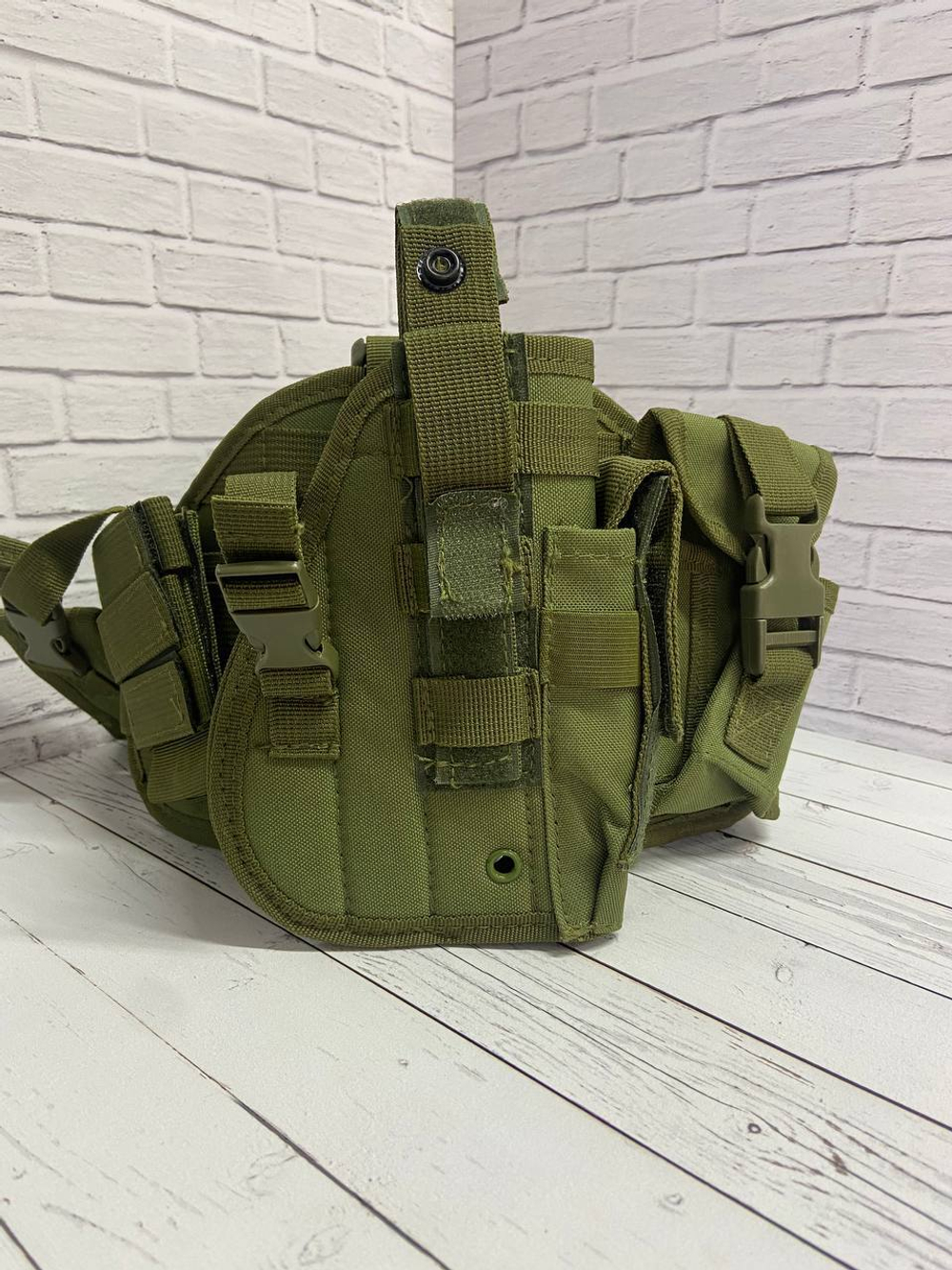 Тактическая набедренная кобура / олива