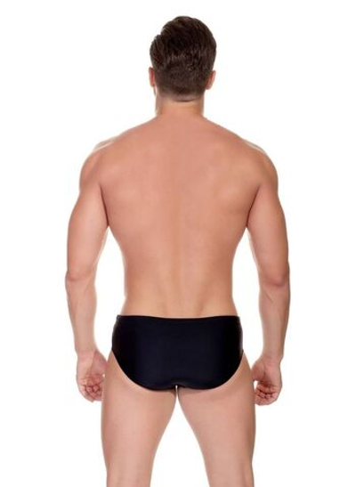 Мужские плавки со средней линией талии (Размер: XXXL) (Цвет: черный)