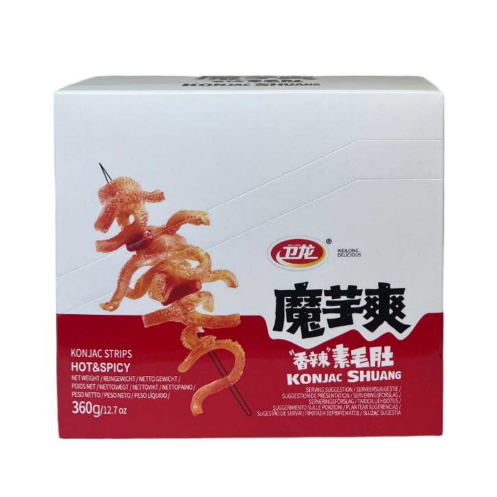 Лапша конжаковая остро-пряная Weilong 360 г