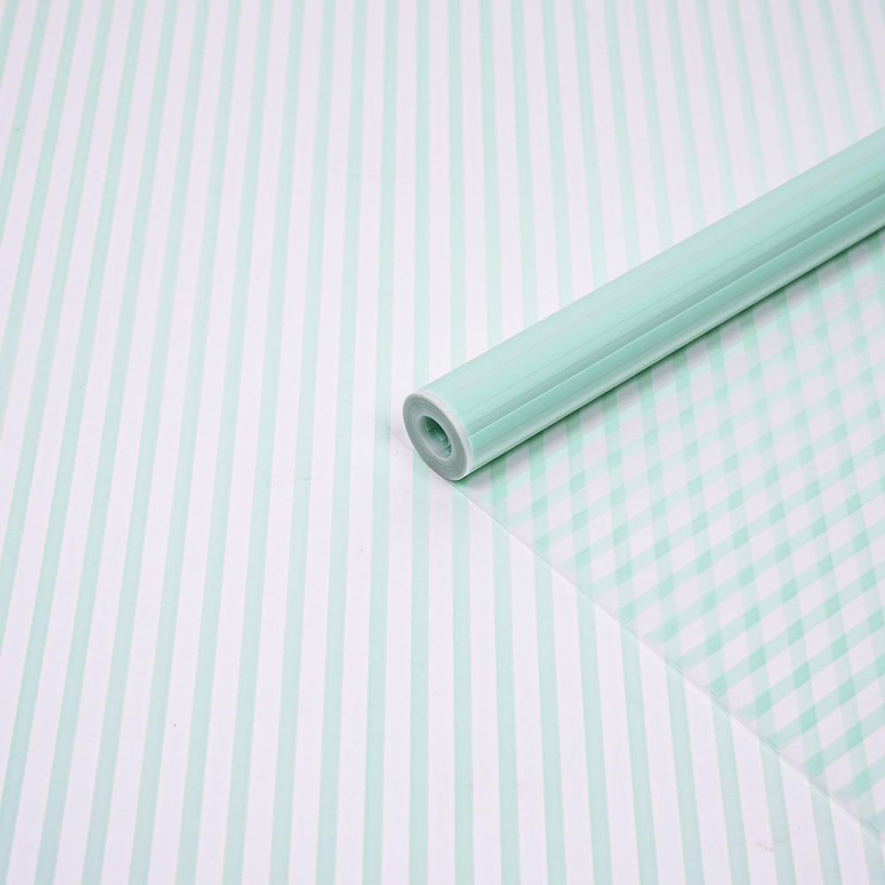 Пленка матовая "Полосы узкие" 70см*200гр ТИФФАНИ