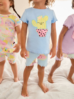 Пижама для девочки Next Q63-712, 3 шт., Сиреневый, Голубой