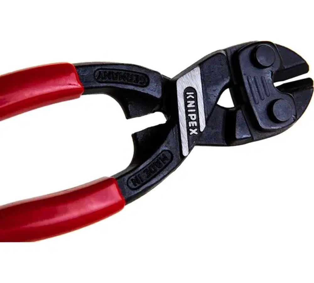 KNIPEX CoBolt болторез, с выемкой, L-200 мм, рез: провол. мягк. d 6 мм, ср. d 5.2 мм, тв. d 4 мм, ро, шт