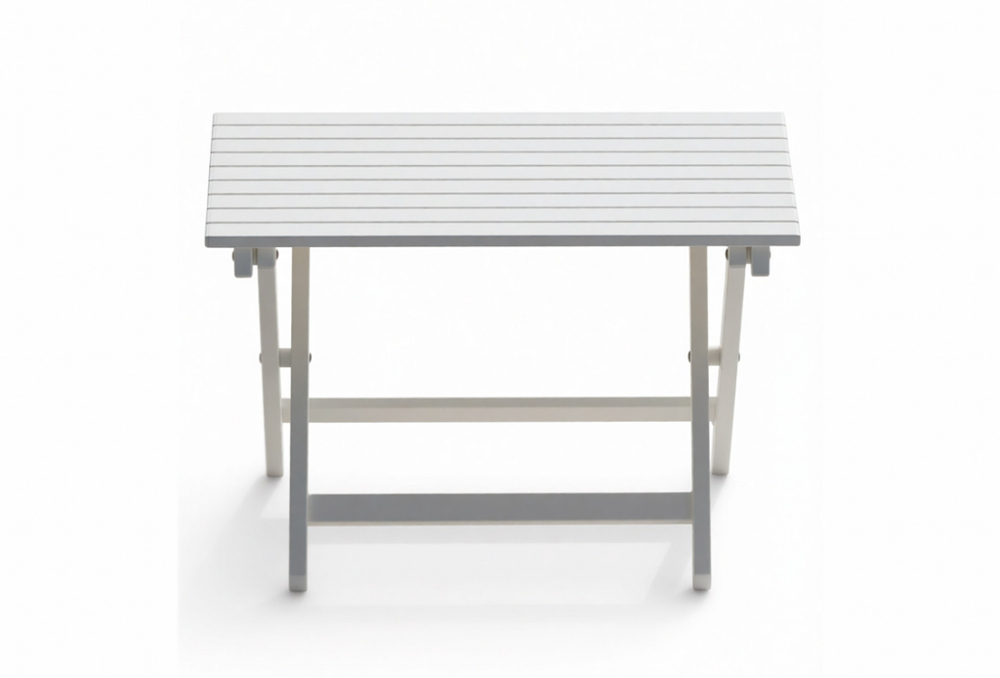 Столик металлический складной кофейный Magnani Small Table, серебристый