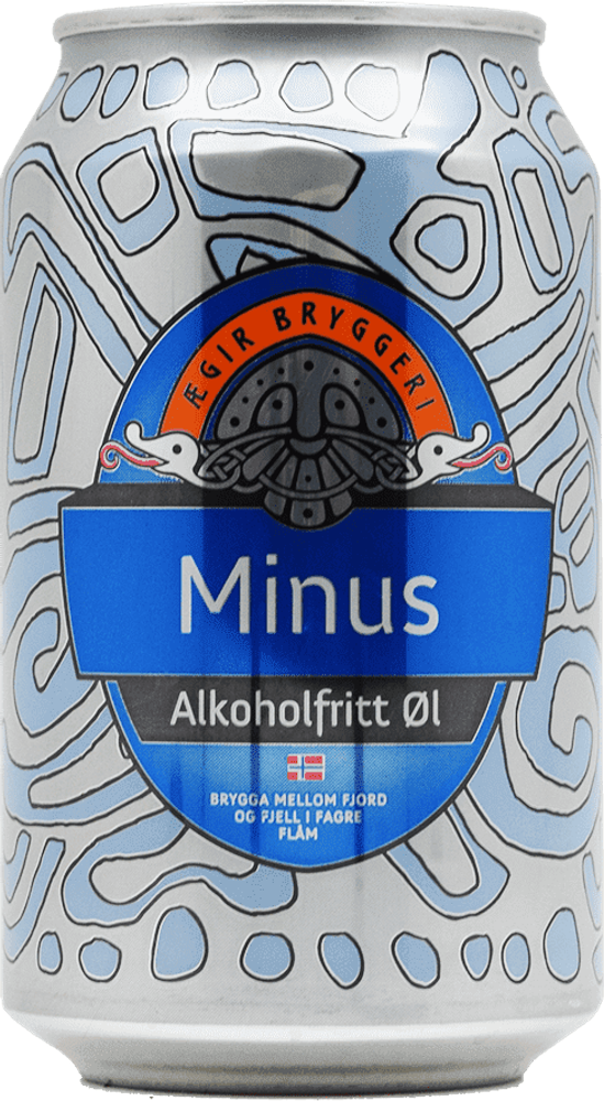 Безалкогольное пиво Aegir Minus Alkoholfri 0.33л