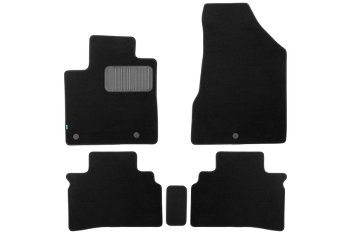Коврики в салон для NISSAN Murano, 2014-, кроссовер, 5 шт. (текстиль) KLEVER03365822110KH