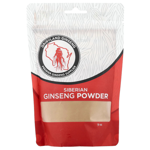 Dairyland Ginseng, сибирский женьшень в порошке, 240 мл (8 унций)
