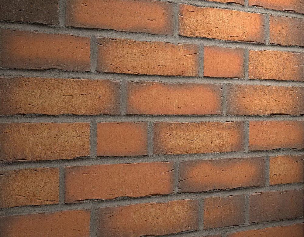 Feldhaus Klinker - R758NF14, Vascu Terracotta, 240x14x71 - Клинкерная плитка для фасада и внутренней отделки