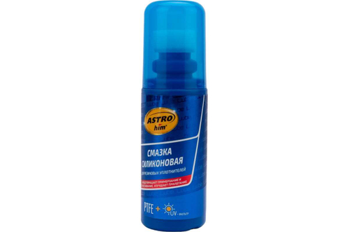 Смазка силиконовая с PTFE ASTROhim (100мл) с губкой