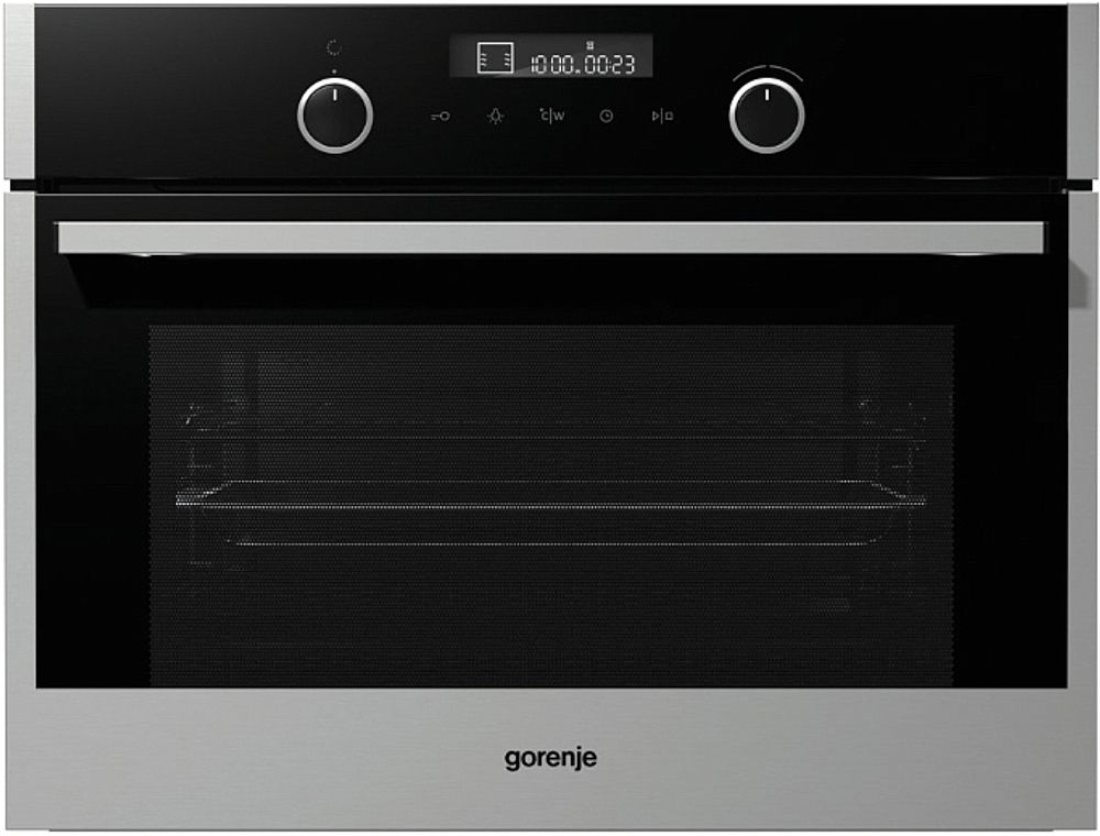 Компактный духовой шкаф с СВЧ Gorenje BCM 547S12 X
