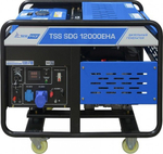 Электростанция дизельная с воздушным охлаждением ТСС SDG12000 EHA открытая 100057