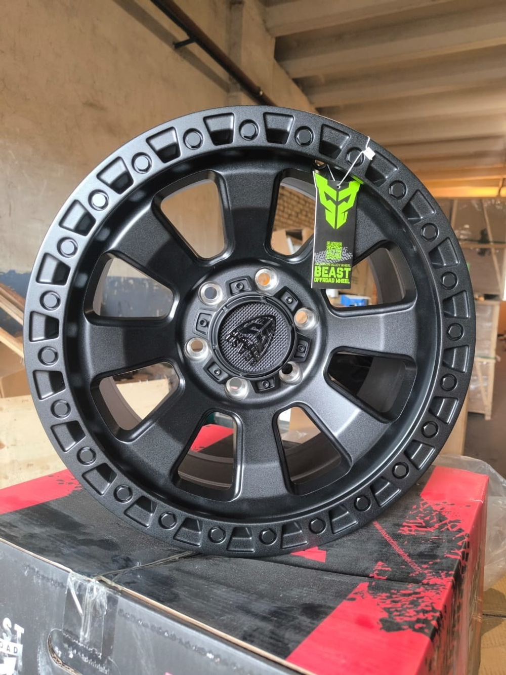 Диск колёсный 9604N R17 8,5 ET0 Matte black  Beast offroad