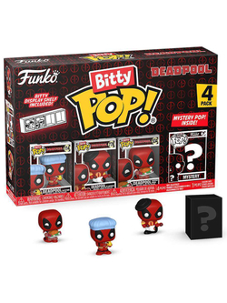 Фигурка Funko Bitty POP! Deadpool Bathtime+Flamenco+Supper Hero+Mystery (1 of 4) 4PK 84960
