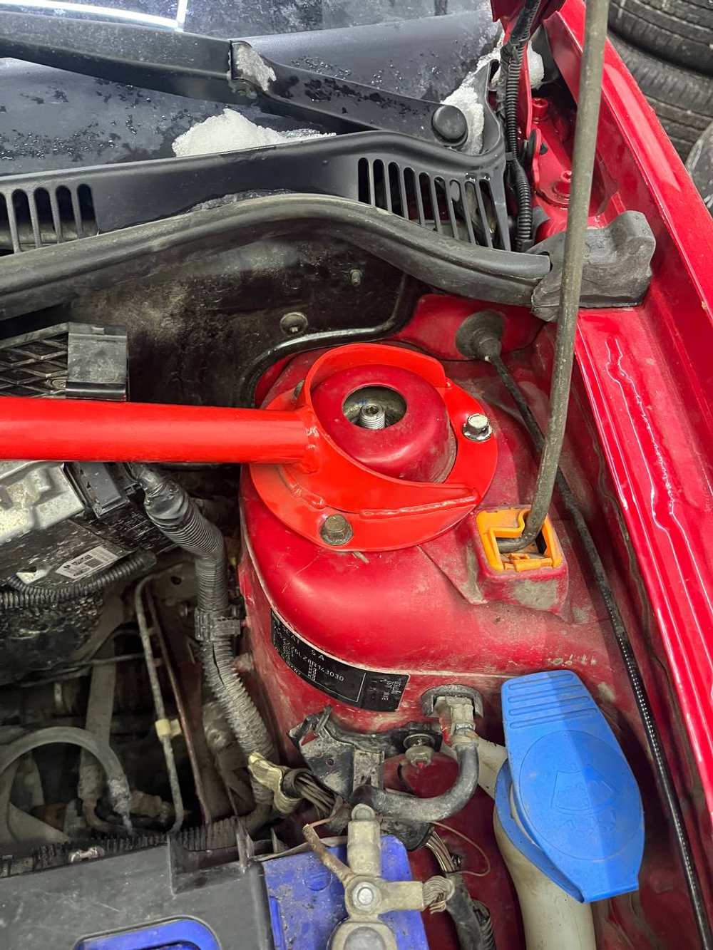 Распорка передних стоек (регулируемая) Skoda Fabia Mk1, Seat Ibiza 3 (ПОД ЗАКАЗ)