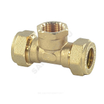 Тройник латунь 20Aх3/4"х20 обжим/ВР STAHLMANN STFL2003/420BEF