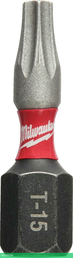 Бита Milwaukee Shockwave TX15 25мм 2шт (4932430872)