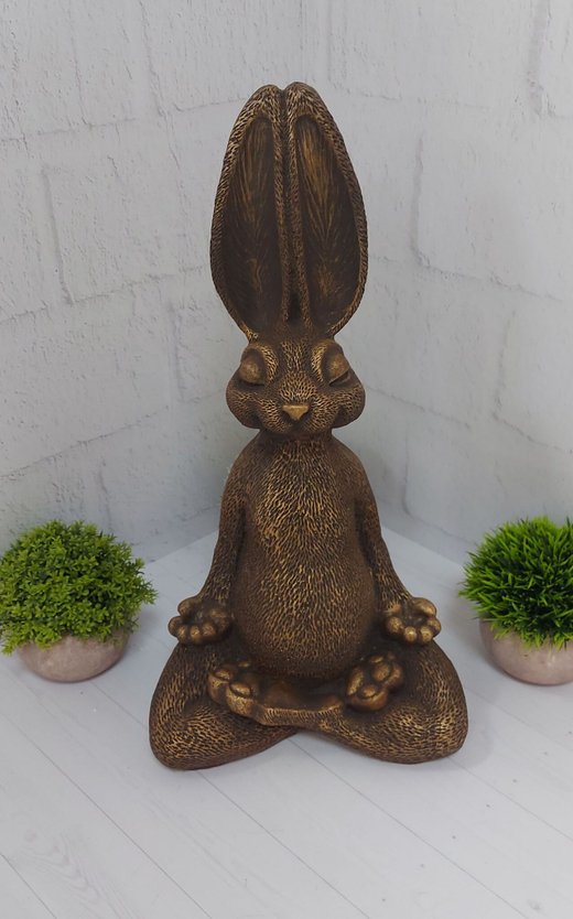 Садовая фигура Зайка ДЗЕН бронза Закупка М30 ноябрь 2025