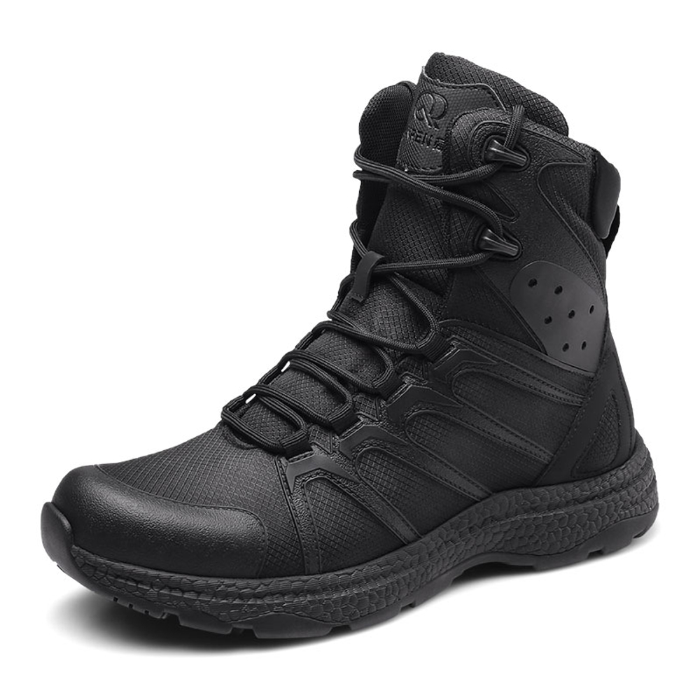 QIANGREN Combat Boots Men"s Black