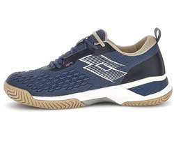 Теннисные кроссовки Lotto Raptor Hyperpulse 100 III SPD - indigo blue/all white/irish beige