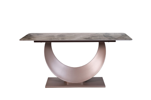 76AR-7836-STOL/OB Стол обеденный иск.камень серый 160*85*76см