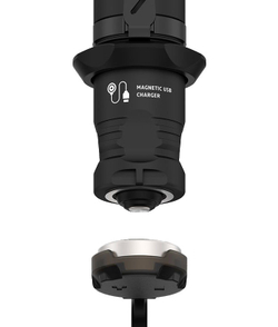 Фонарь светодиодный тактический Armytek Dobermann Pro Magnet USB, 1400 лм, теплый свет, аккумулятор