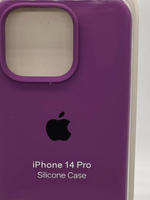 Накладка iPhone 14 Pro силикон бургунди