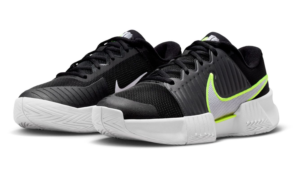 Женские теннисные кроссовки Nike Zoom GP Challenge Pro - black/white anthracite volt