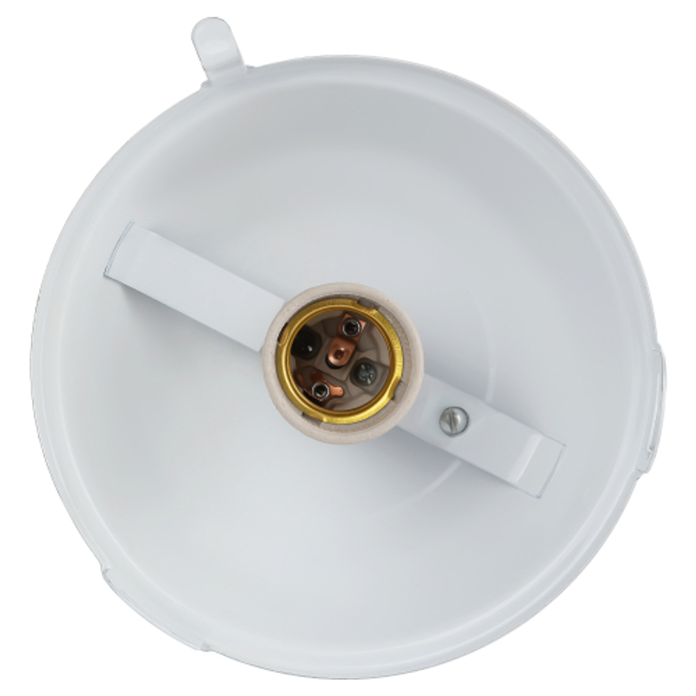 Светильник ЭРА НСП 02-100-003 с решеткой Желудь сталь стекло IP54 E27 max 100Вт 172х262х275 белый