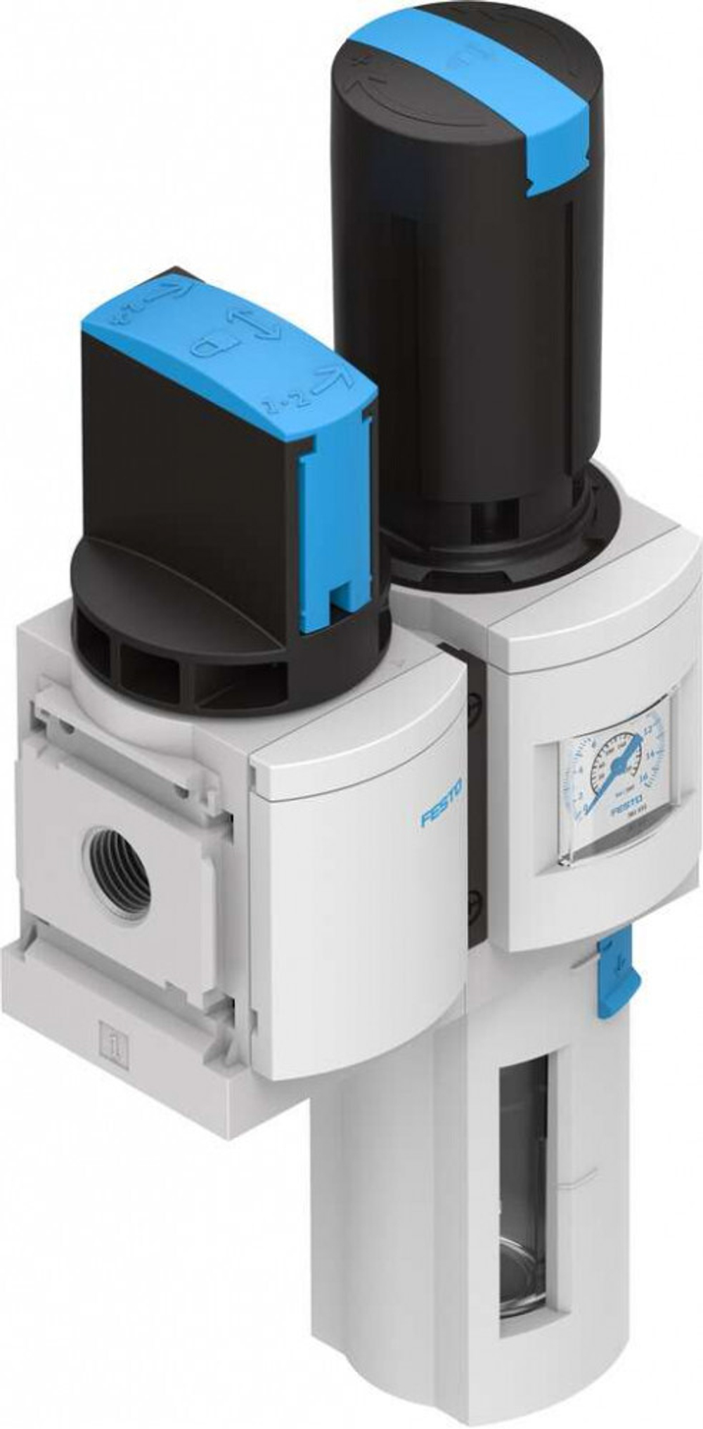 Блок подготовки воздуха, комбинация Festo MSB6-1/2:C3J4-WP
