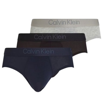 Мужские спортивные боксеры Calvin Klein Ultra Soft Modal 3P - черный/береговая линия/серый вереск