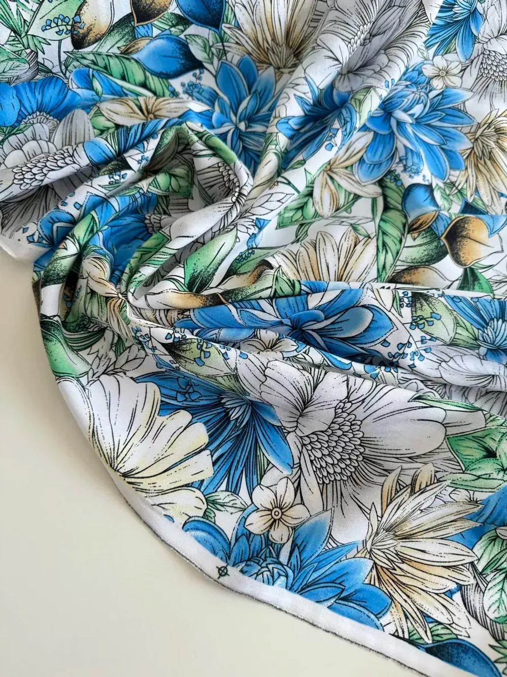 Ткань штапель для шитья 3 м плательная летняя вискозная