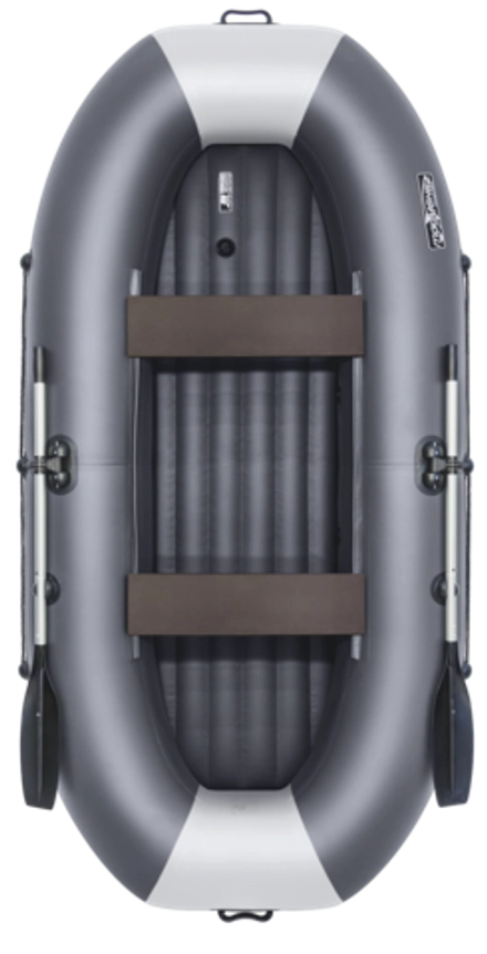 Лодка Таймень LX 290 НД, 2900*1450*400 мм., цвет графит - серый