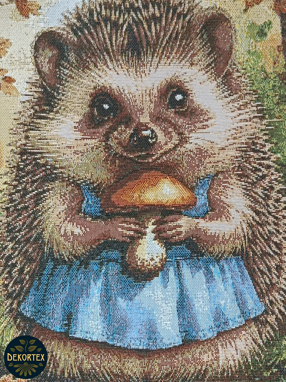 Декоративный гобеленовый чехол для интерьерной подушки Ежиха Татьяна 38*38