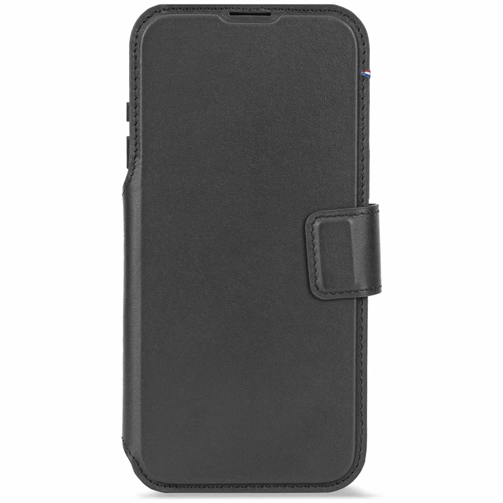 Чехол Decoded с картхолдером Leather Detachable Wallet для iPhone 17 Pro черный