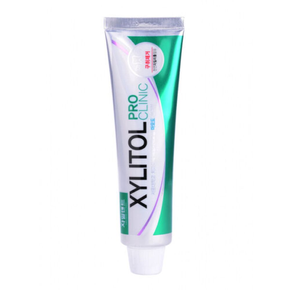 Зубная паста с экстрактами трав MUKUNGHWA Xylitol Pro Clinic Green Color 130 гр