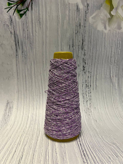 Пряжа хлопковая с люрексом