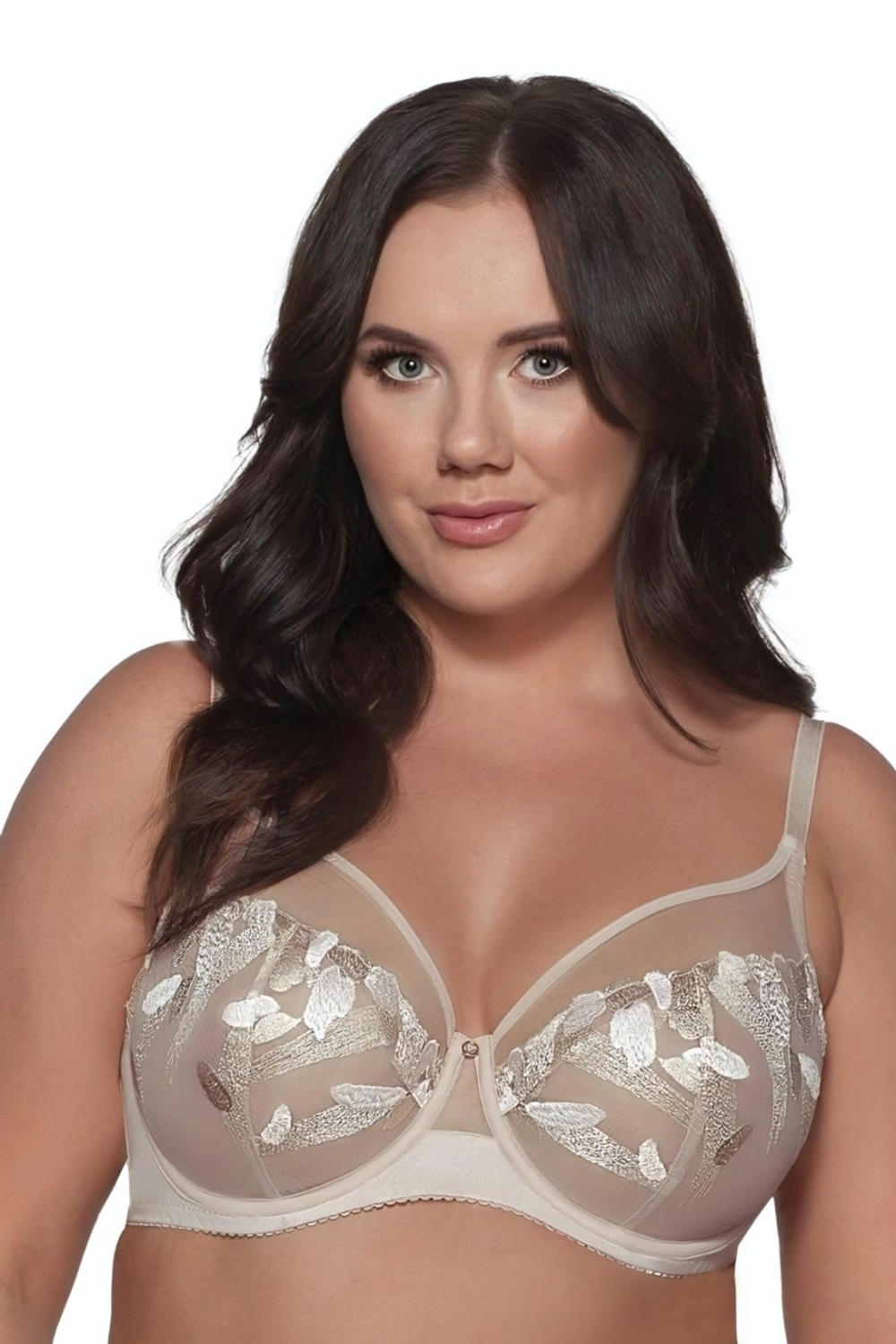 Бюстгальтер Masumi с мягкими чашками +size (Размер: 75L) (Цвет: телесный)