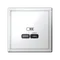 Розетка USB ArtGallery тип C 65Вт QC PD высокоскор. ЗУ механизм лотос SE GAL001327