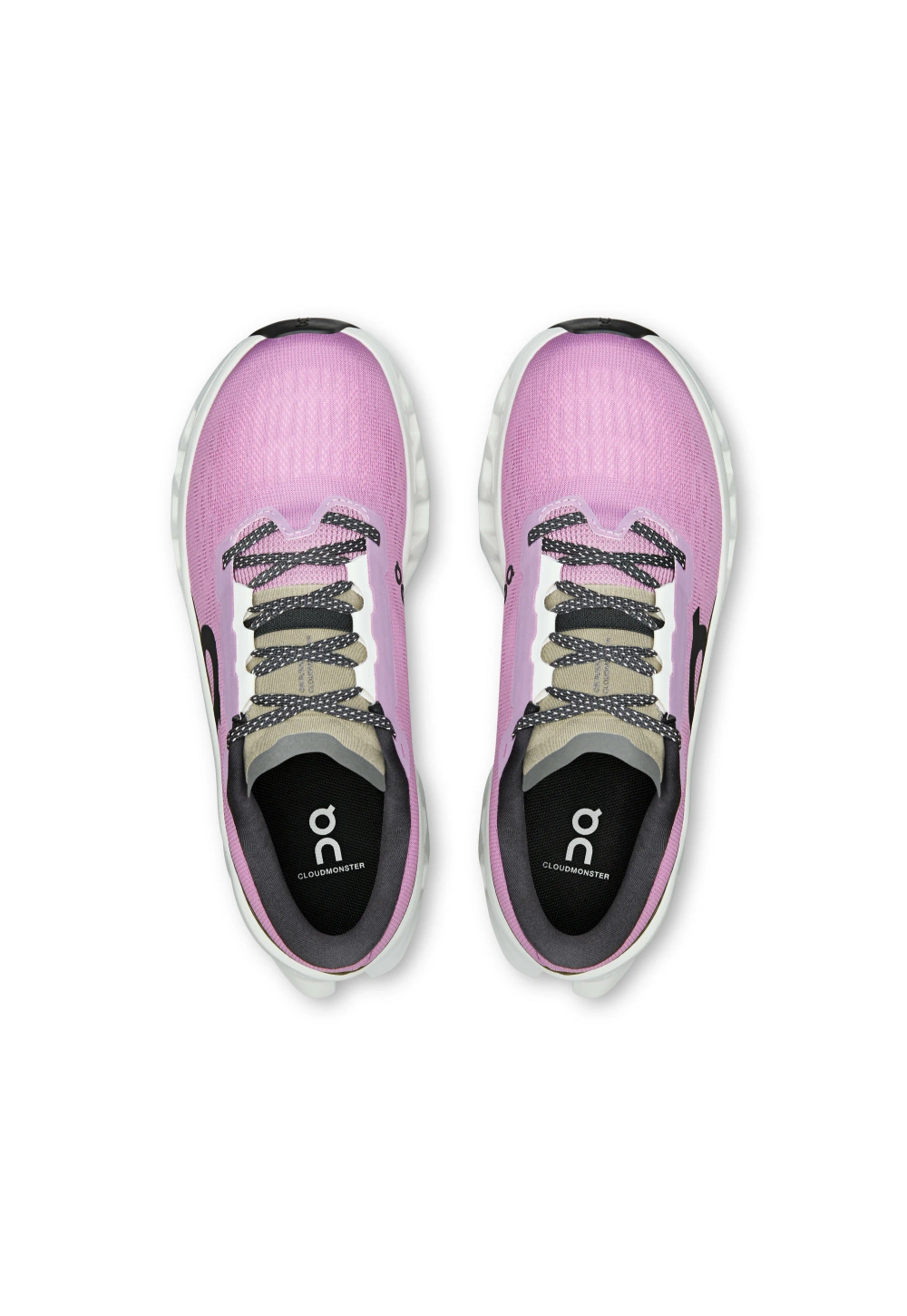 Женские Кроссовки On Cloudmonster 3 - sakura ivory